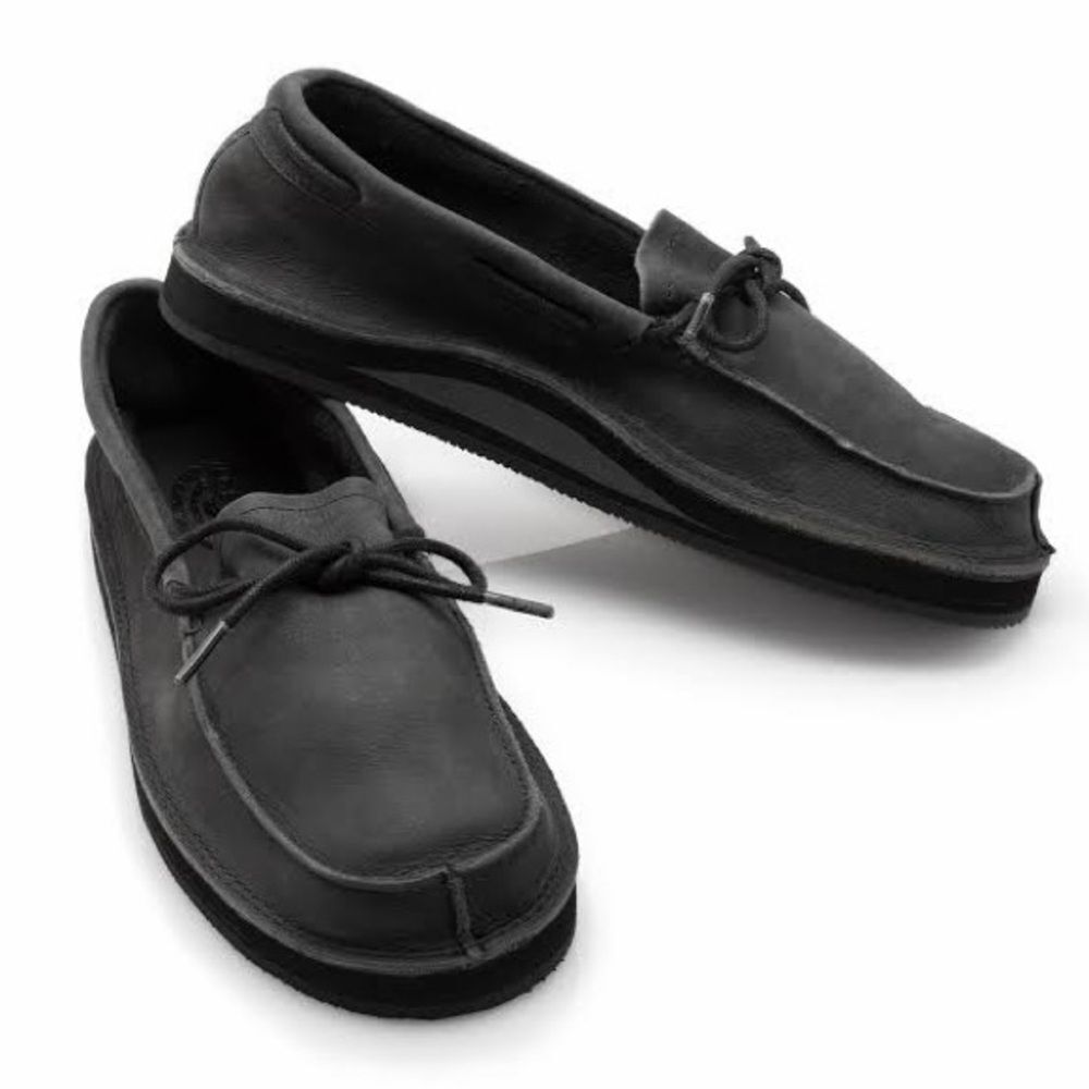 NEW Rainbow Mocca-Loaf men’s black leather loafers RARE size 8
